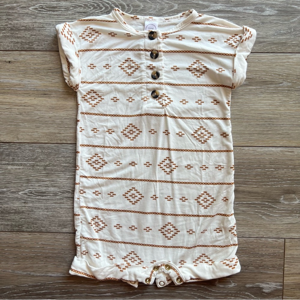 Lou Lou & Company Ziggy Romper (12-24M) 🤍